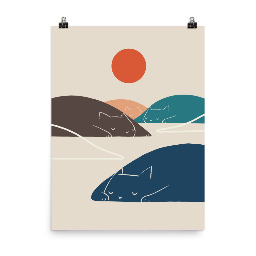 Cat Landscape 1 - Art print