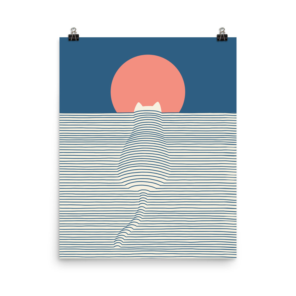 Cat Landscape 77 - Art print