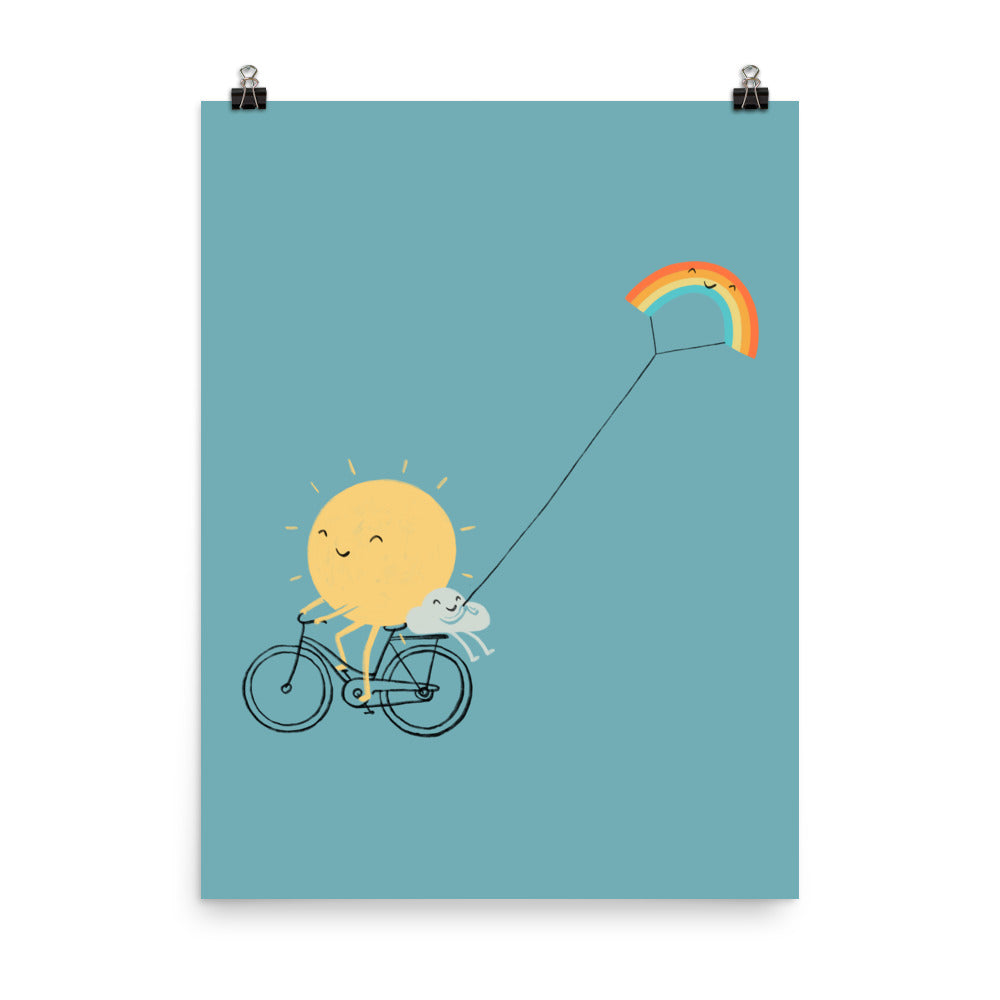 Rainbow Kite - Art Print