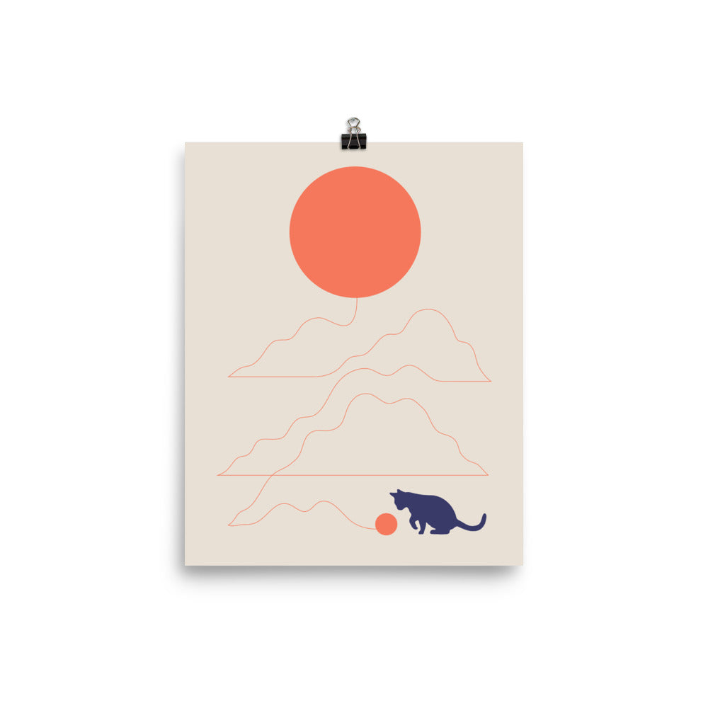 Cat Landscape 41 - Art print