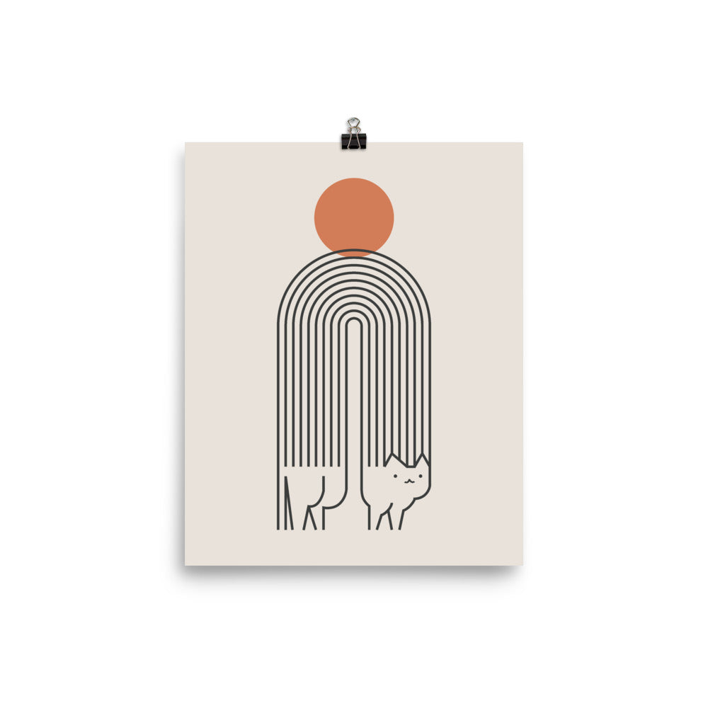 Cat Landscape 94 - Art print