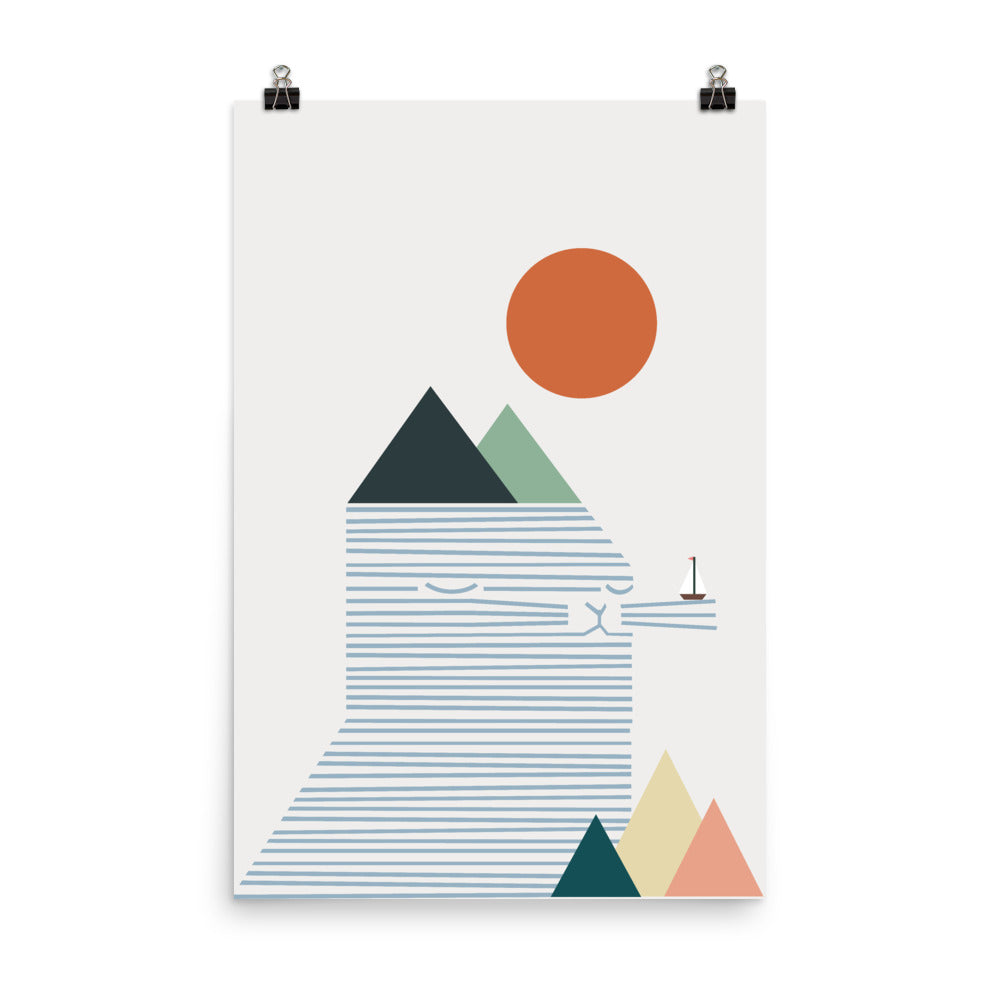 Cat Landscape 54 - Art print