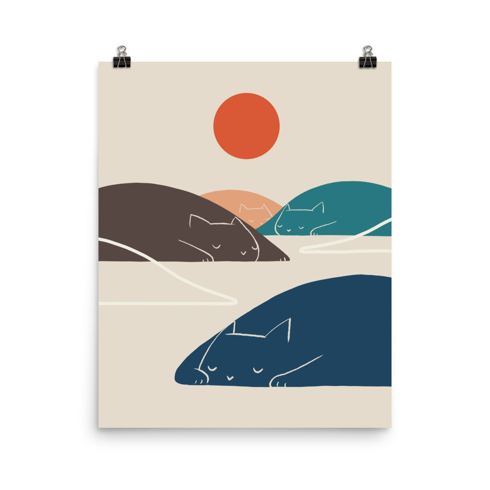 Cat Landscape 1 - Art print