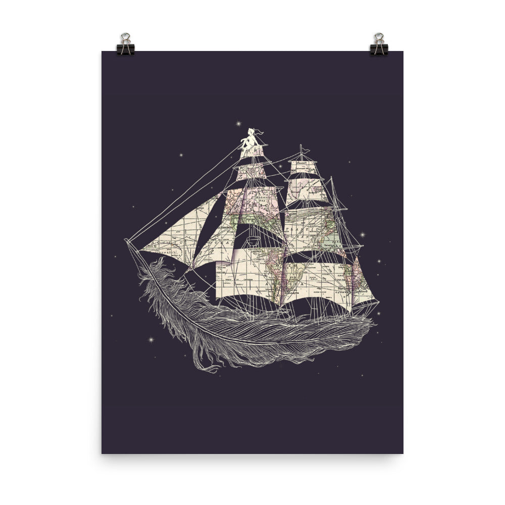 Wherever the wind blows - Art print