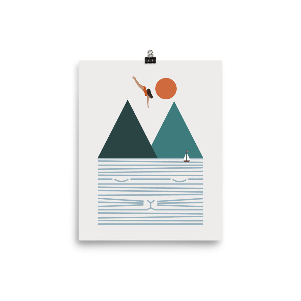 Cat Landscape 83 - Art print