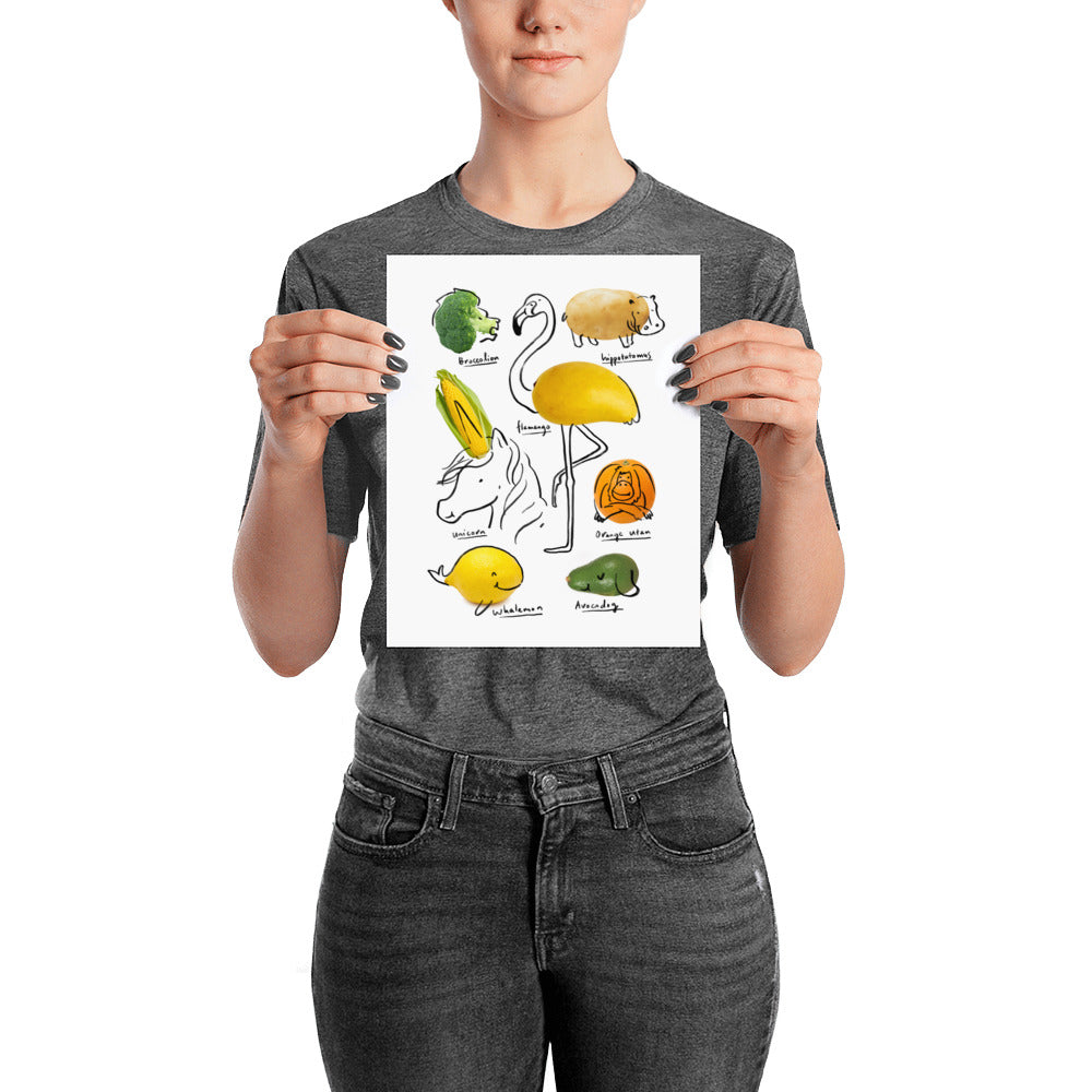 The Wild Vegan - Art print