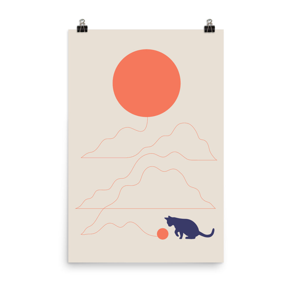 Cat Landscape 41 - Art print