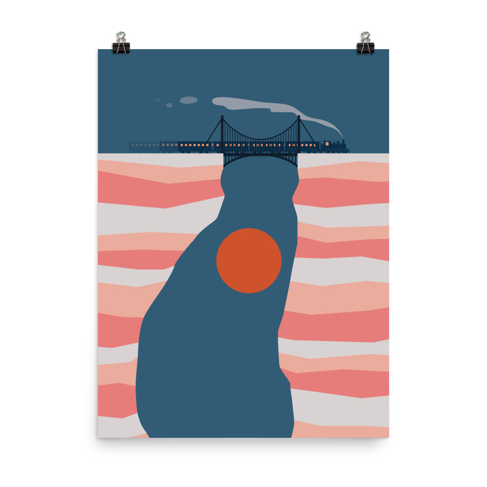 Cat Landscape 14 - Art print