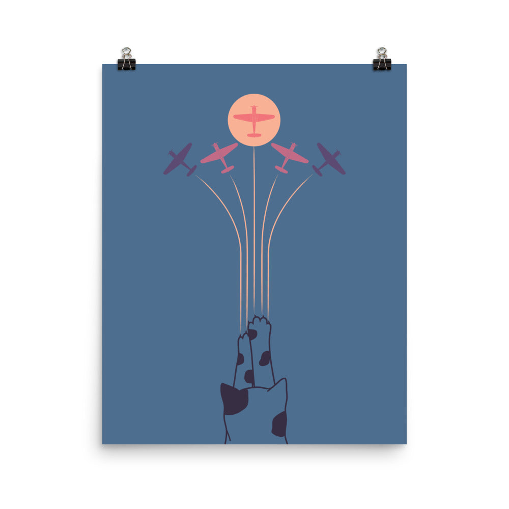 Cat Landscape 19 - Art print