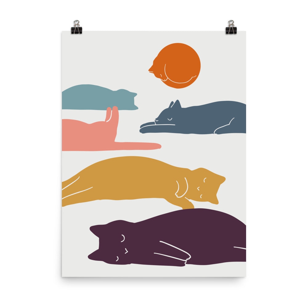 Cat Landscape 11 - Art print