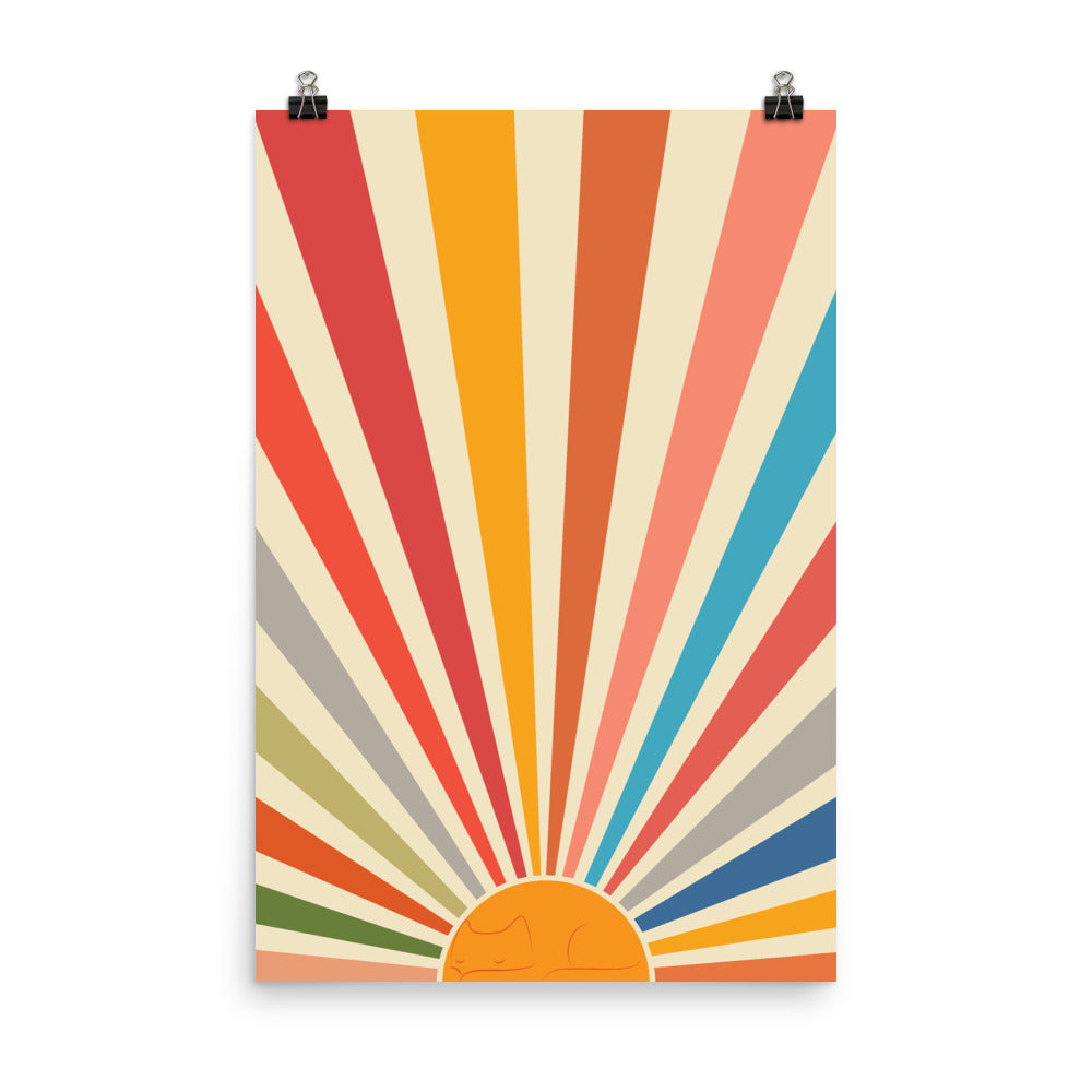 Cat Landscape 46 - Art print