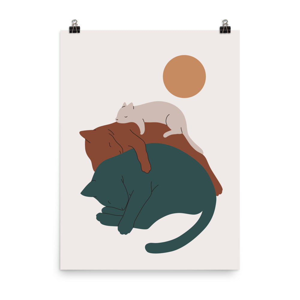 Cat Landscape 17 - Art print