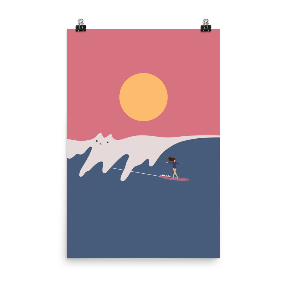 Cat Landscape 91 - Art print