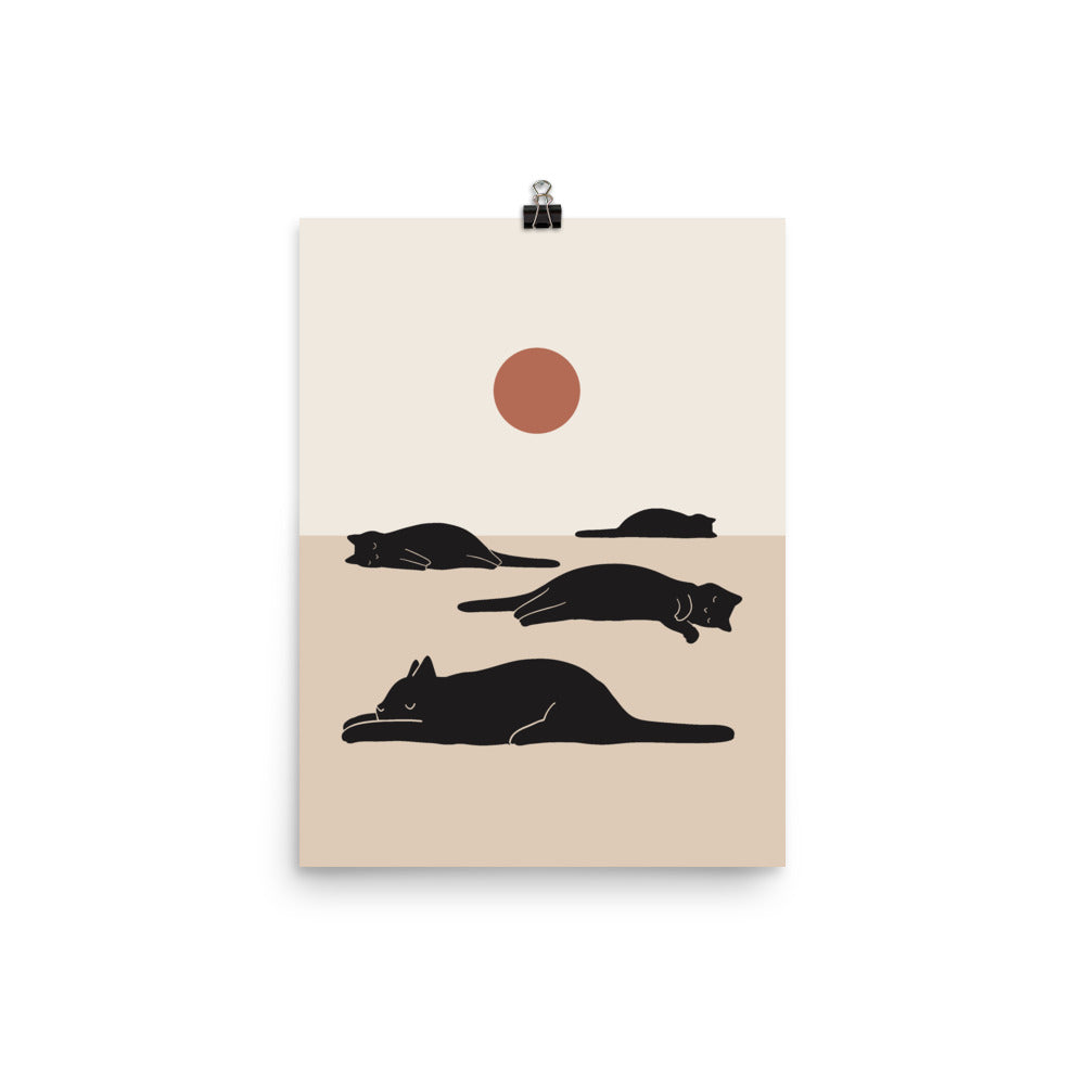 Cat Landscape 69 - Art print