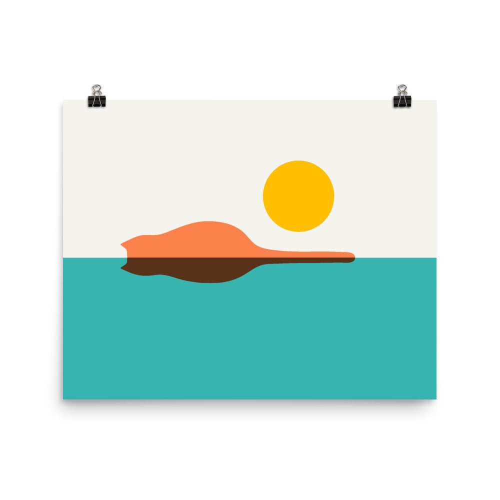 Cat Landscape 2L - Art print