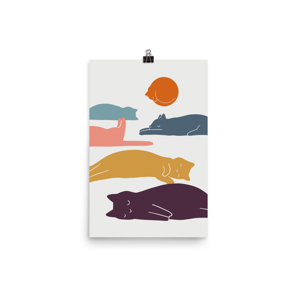 Cat Landscape 11 - Art print