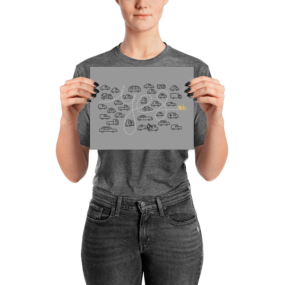 Yes Bike - Art print
