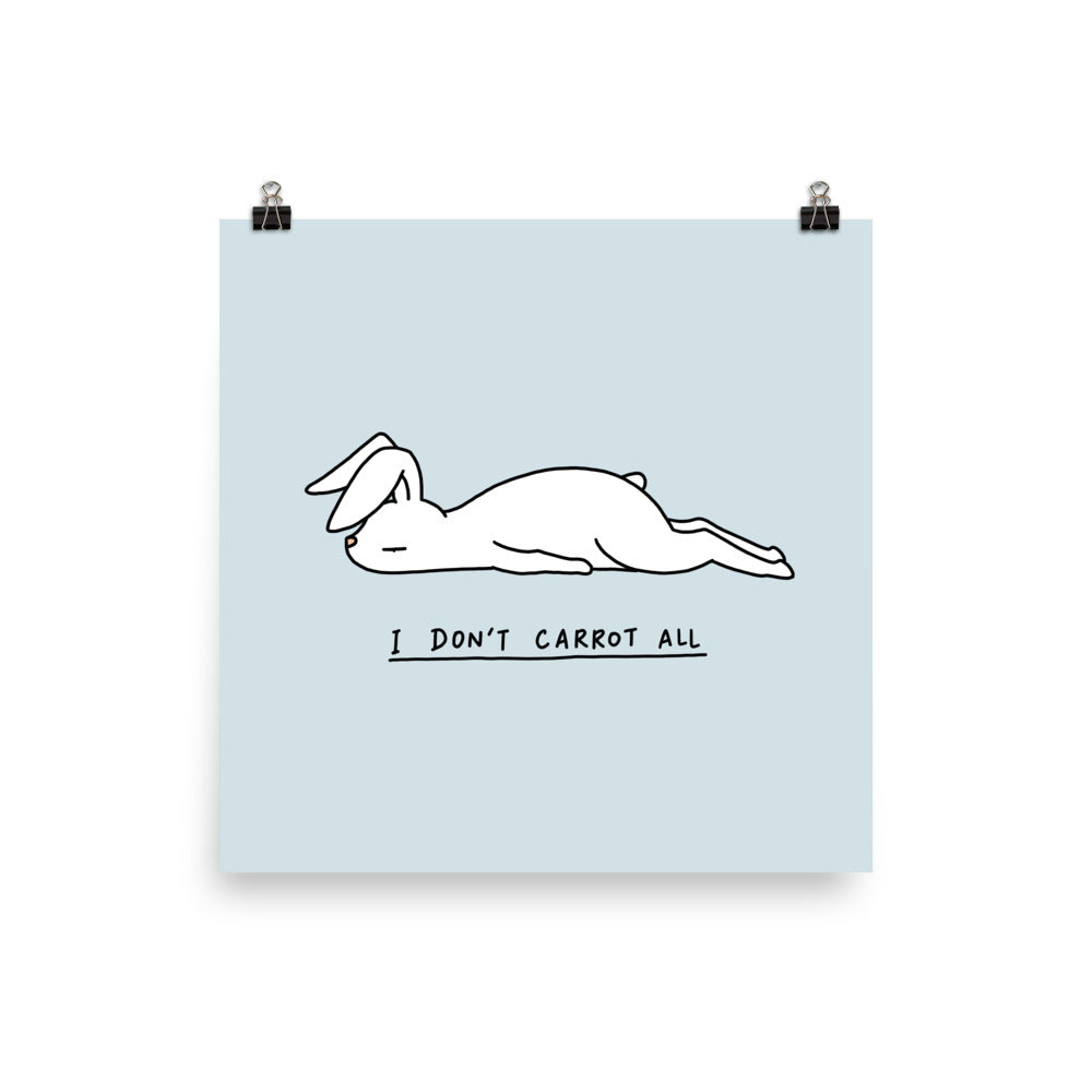 Moody Animals: Rabbit - Art print