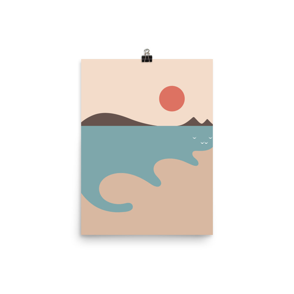 Cat Landscape 79 - Art print