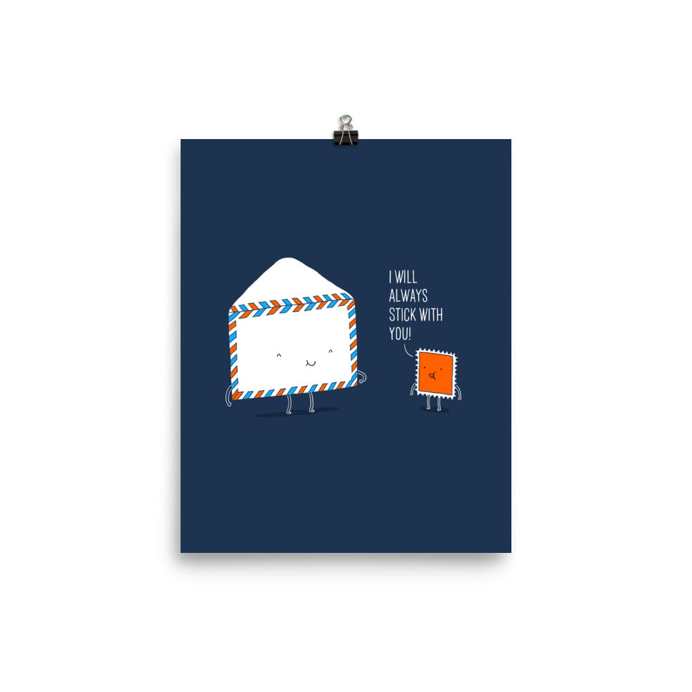 Stick with you - Art print