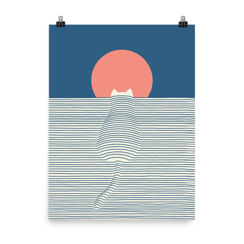 Cat Landscape 77 - Art print