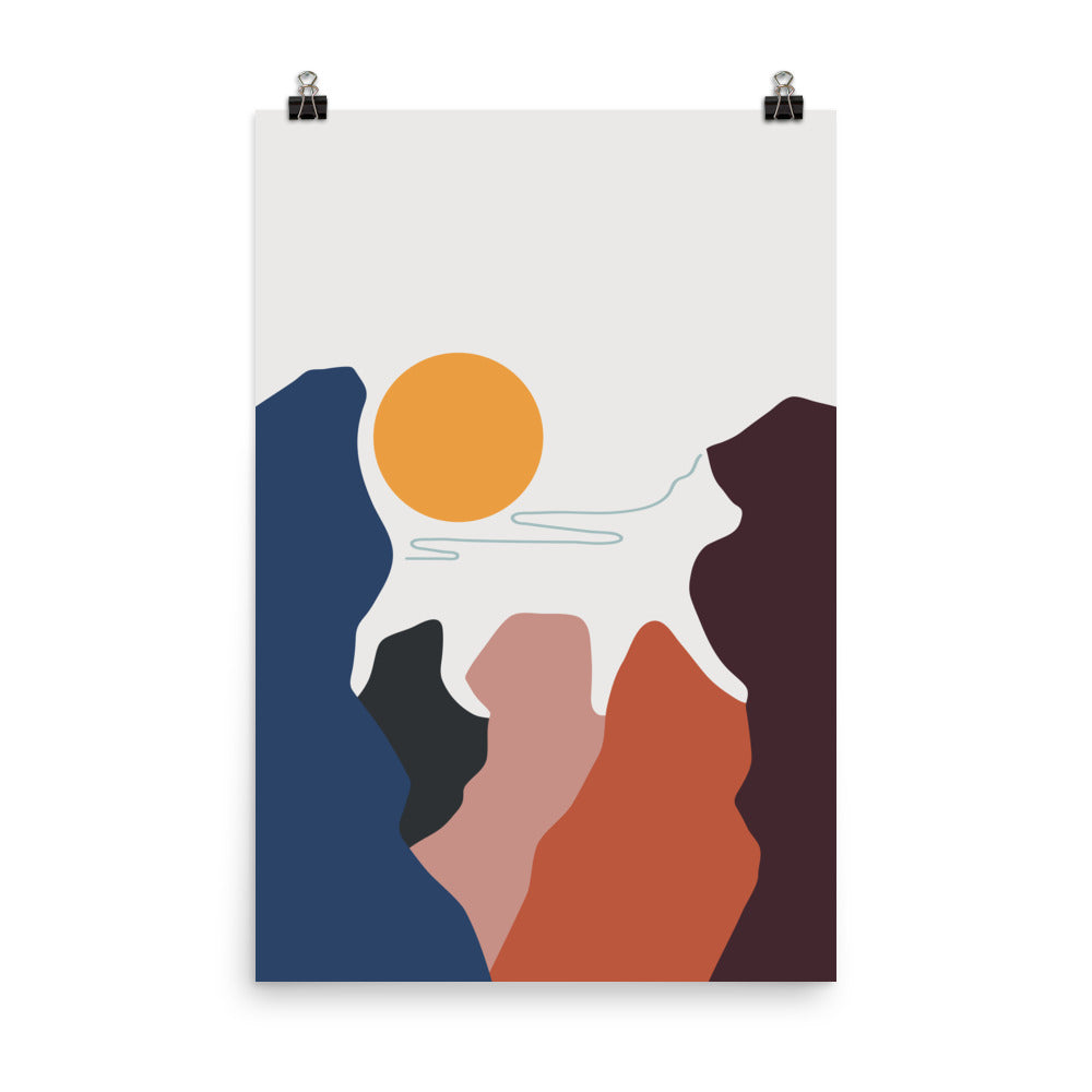 Cat Landscape 7 - Art print