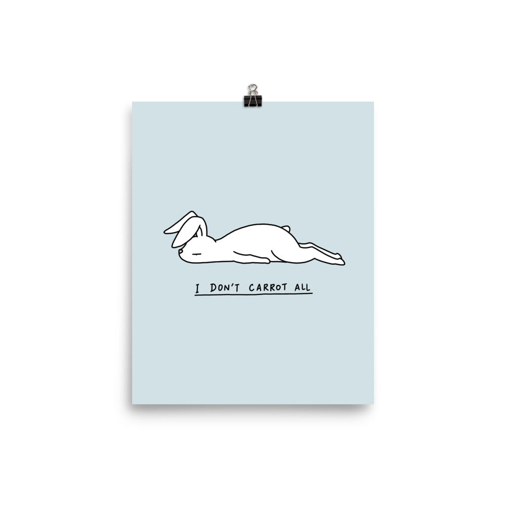 Moody Animals: Rabbit - Art print