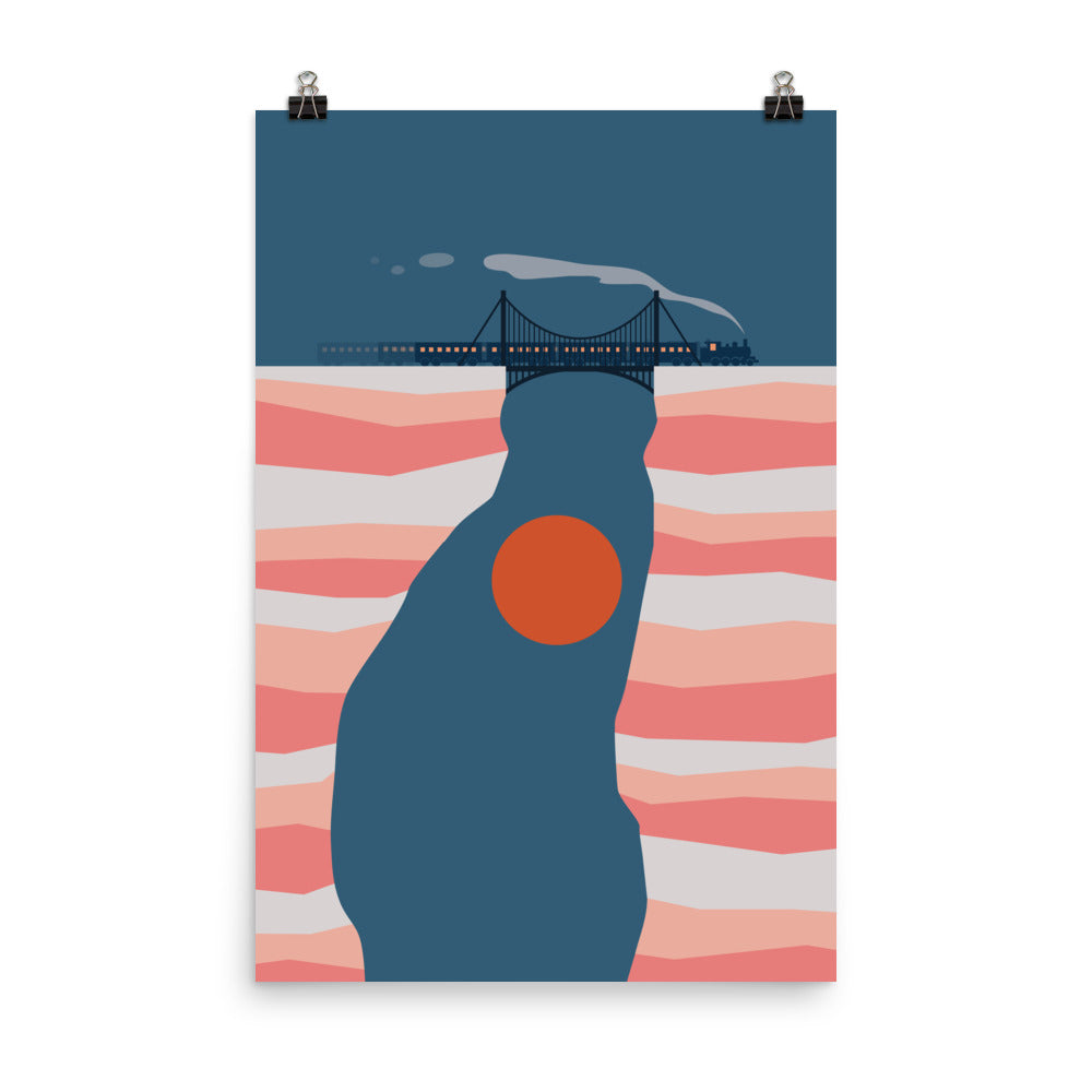 Cat Landscape 14 - Art print