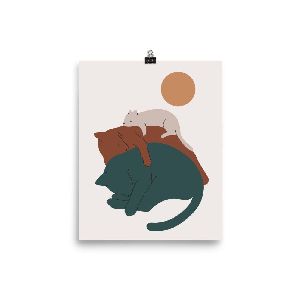 Cat Landscape 17 - Art print