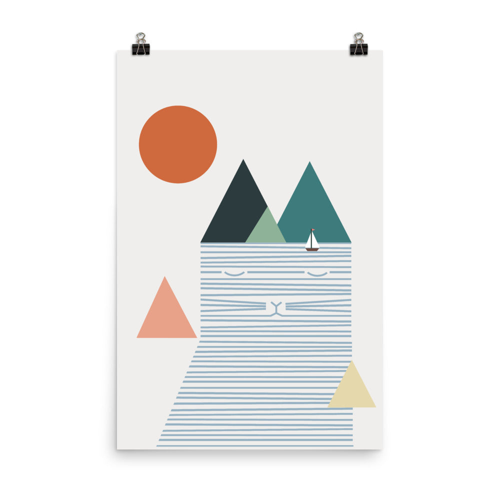 Cat Landscape 52 - Art print