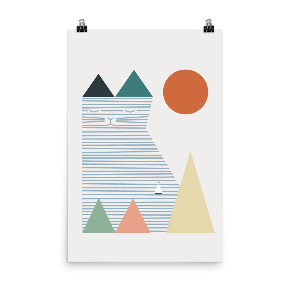 Cat Landscape 53 - Art print