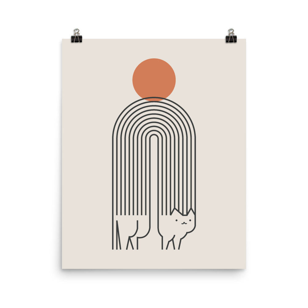 Cat Landscape 94 - Art print