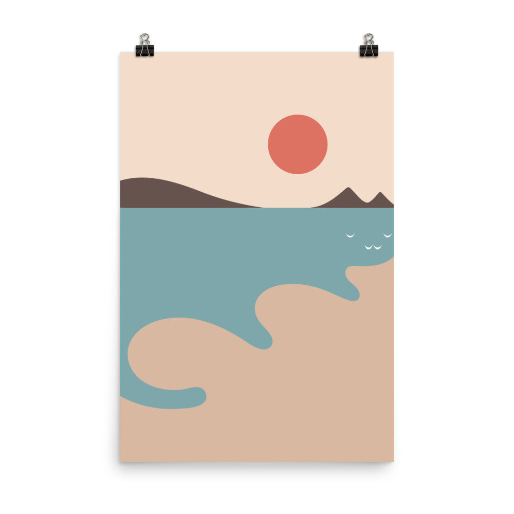 Cat Landscape 79 - Art print