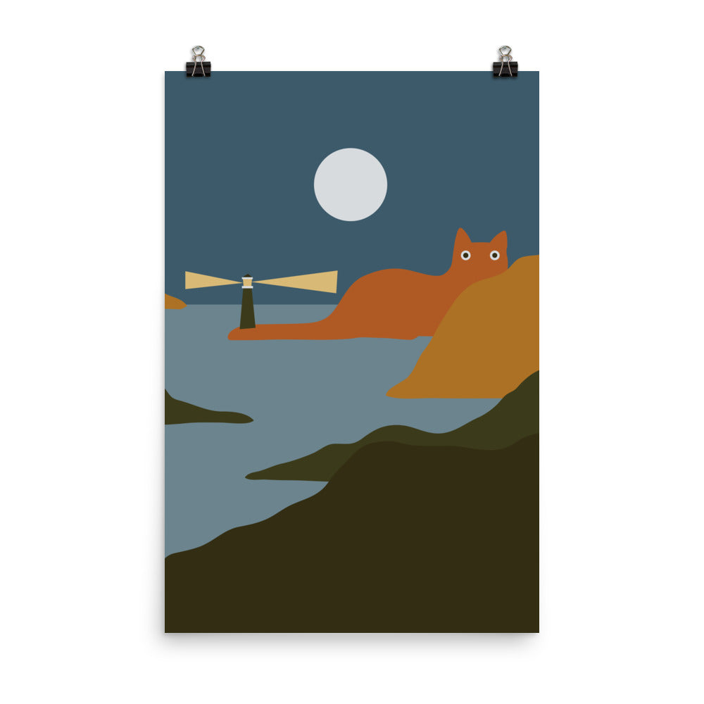 Cat Landscape 20 - Art print