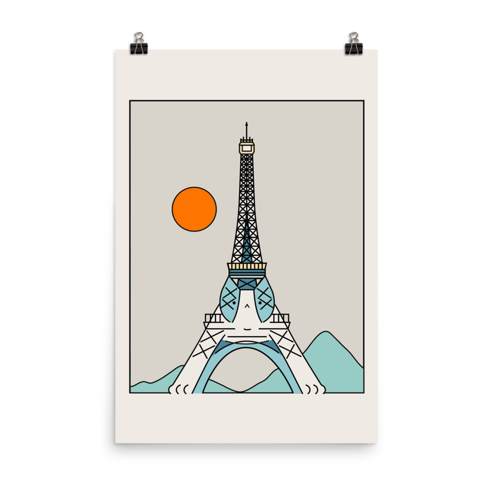 Cat Landscape 25 - Art print