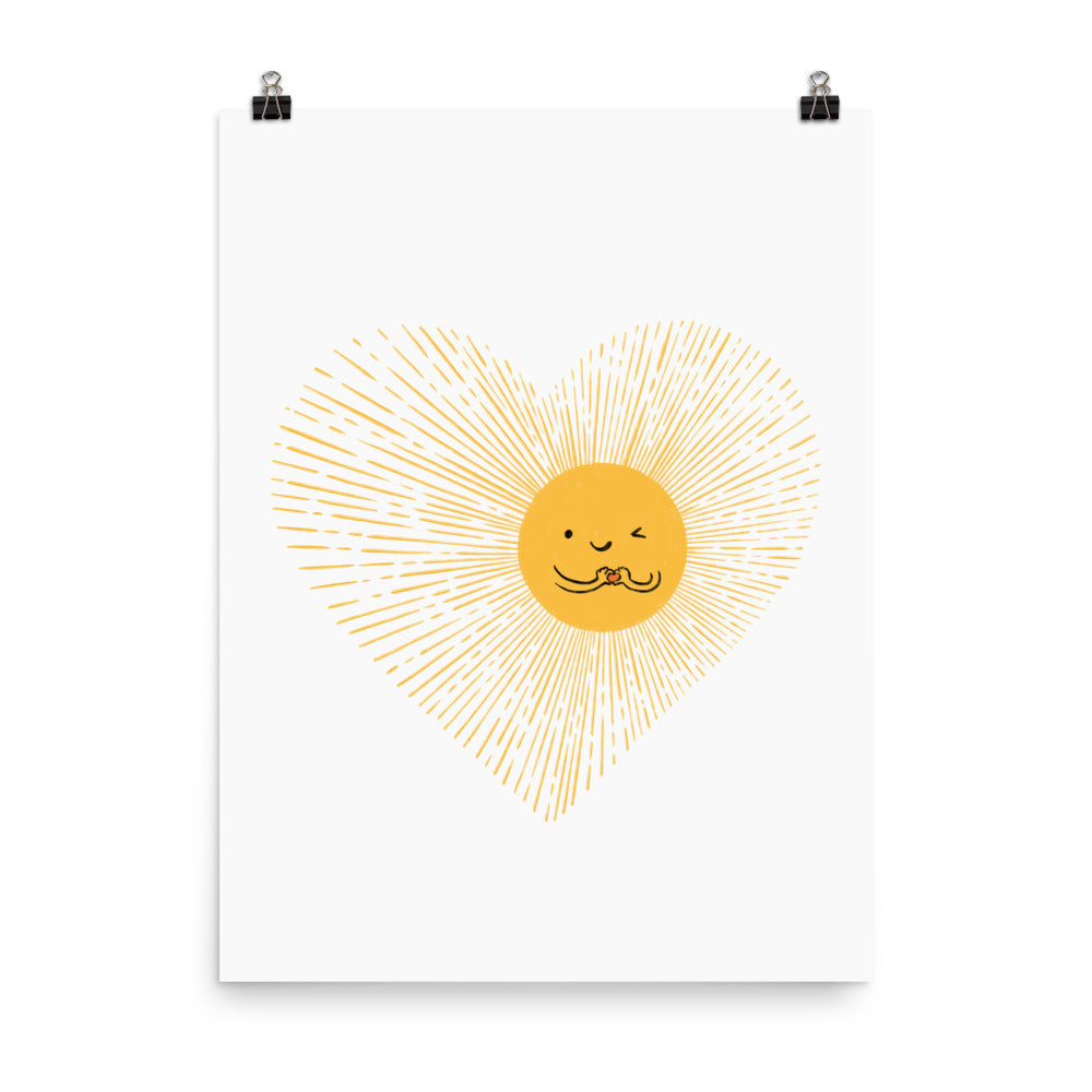 You are the sunshine of my heart - Art print