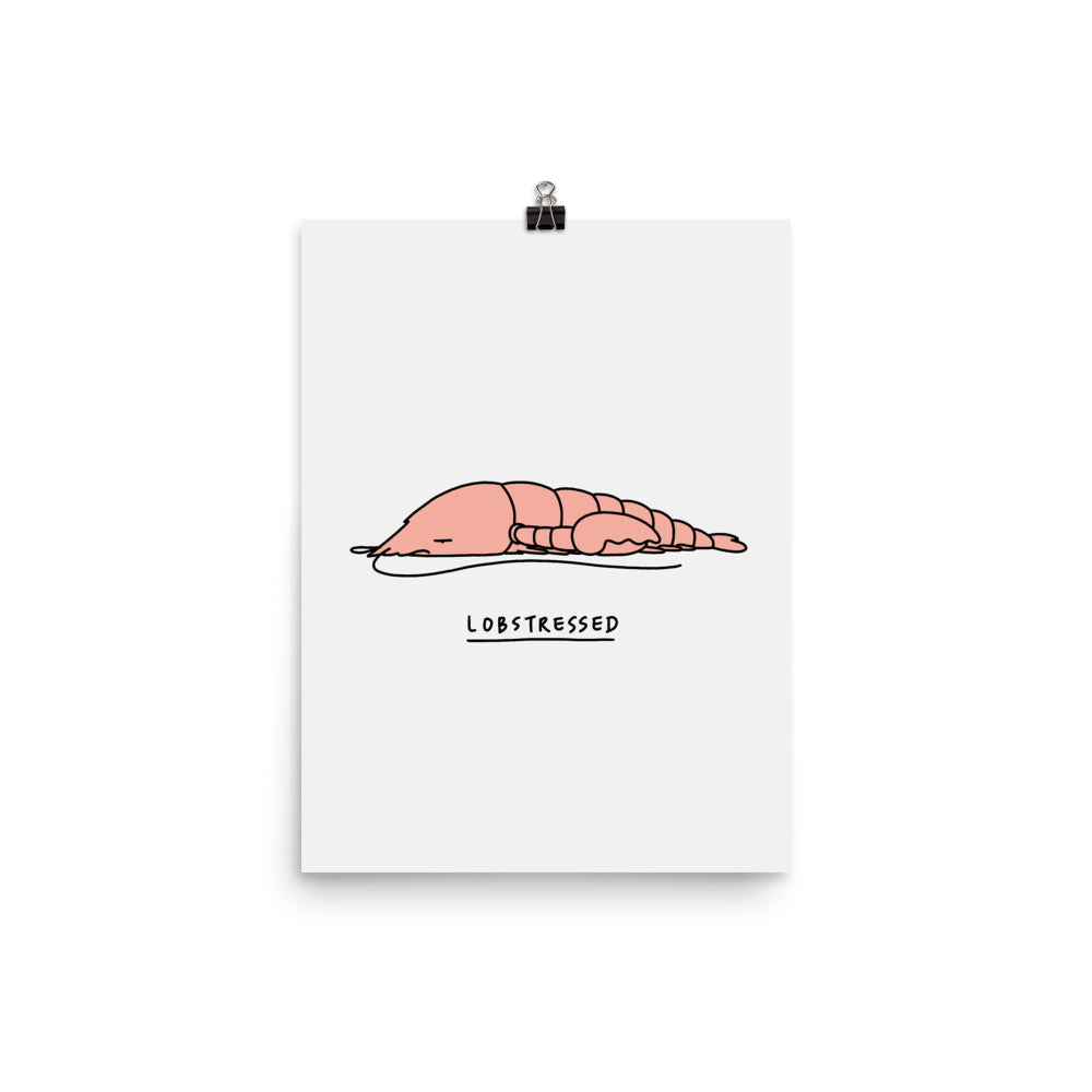 Moody Animals: Lobster - Art print