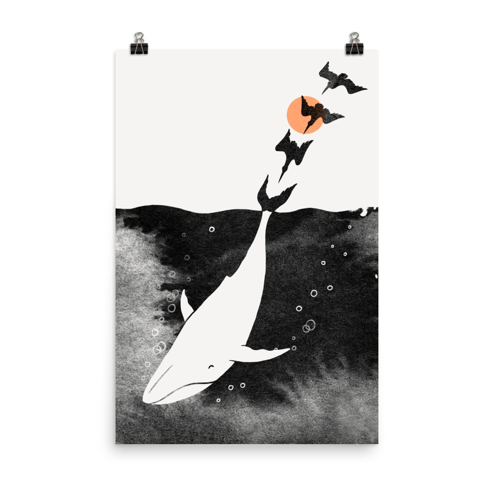 Dive Into Happiness - Art Print