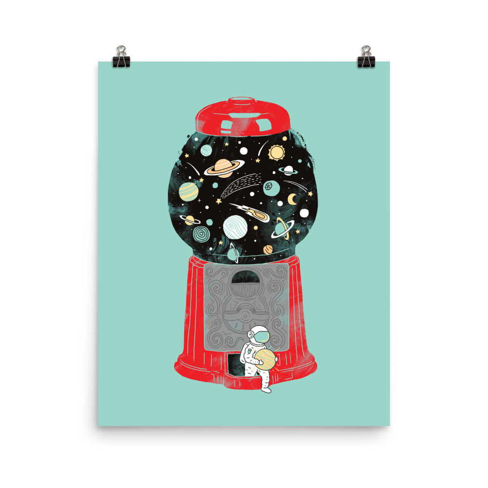 My childhood universe - Art print