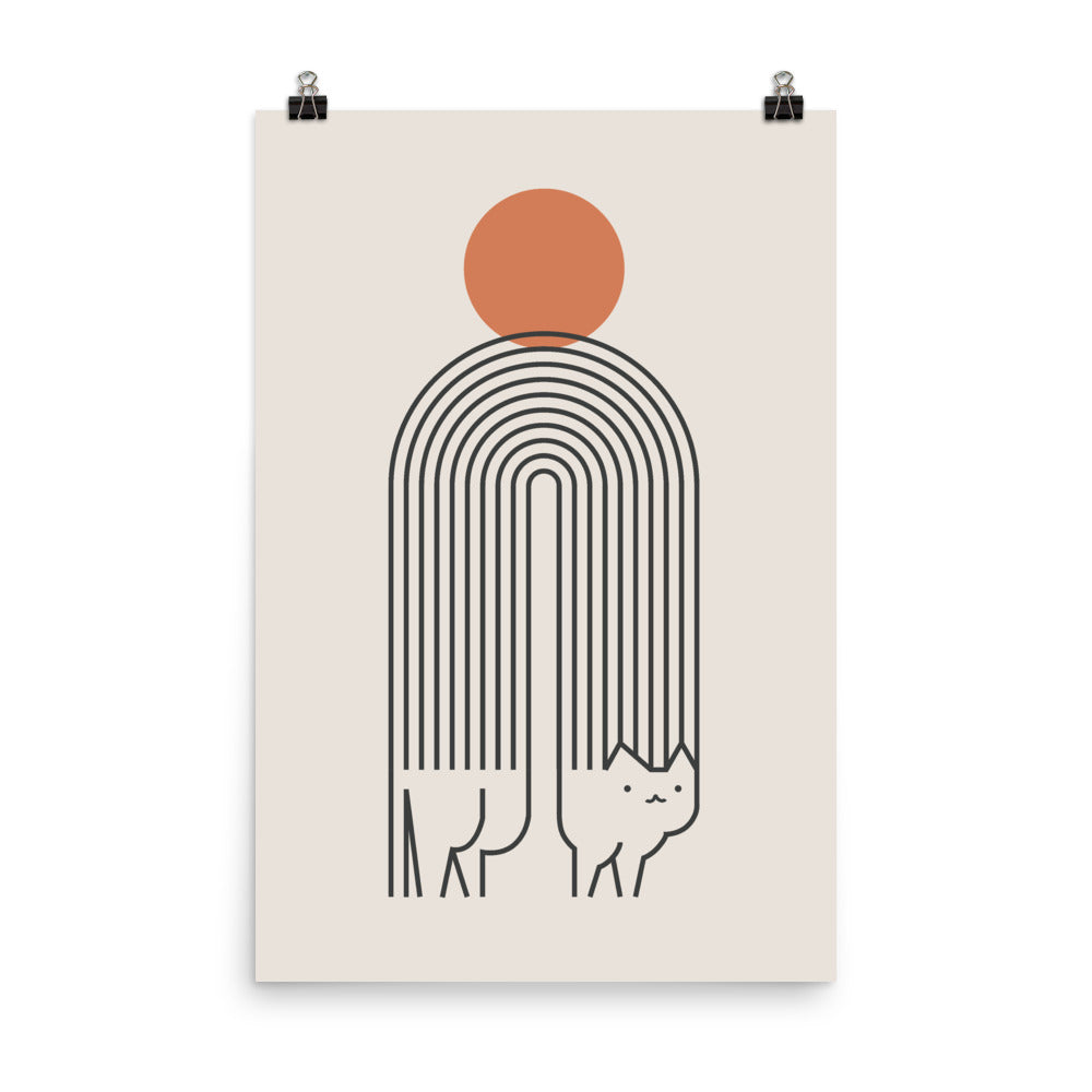 Cat Landscape 94 - Art print