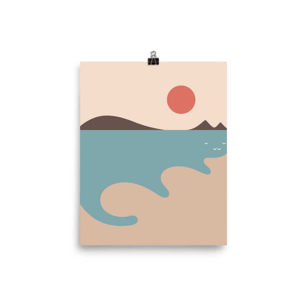 Cat Landscape 79 - Art print