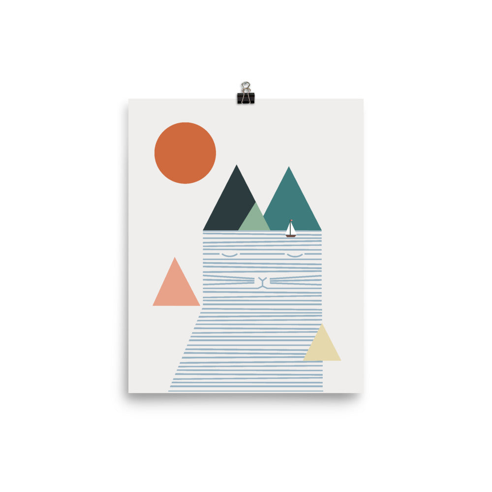 Cat Landscape 52 - Art print