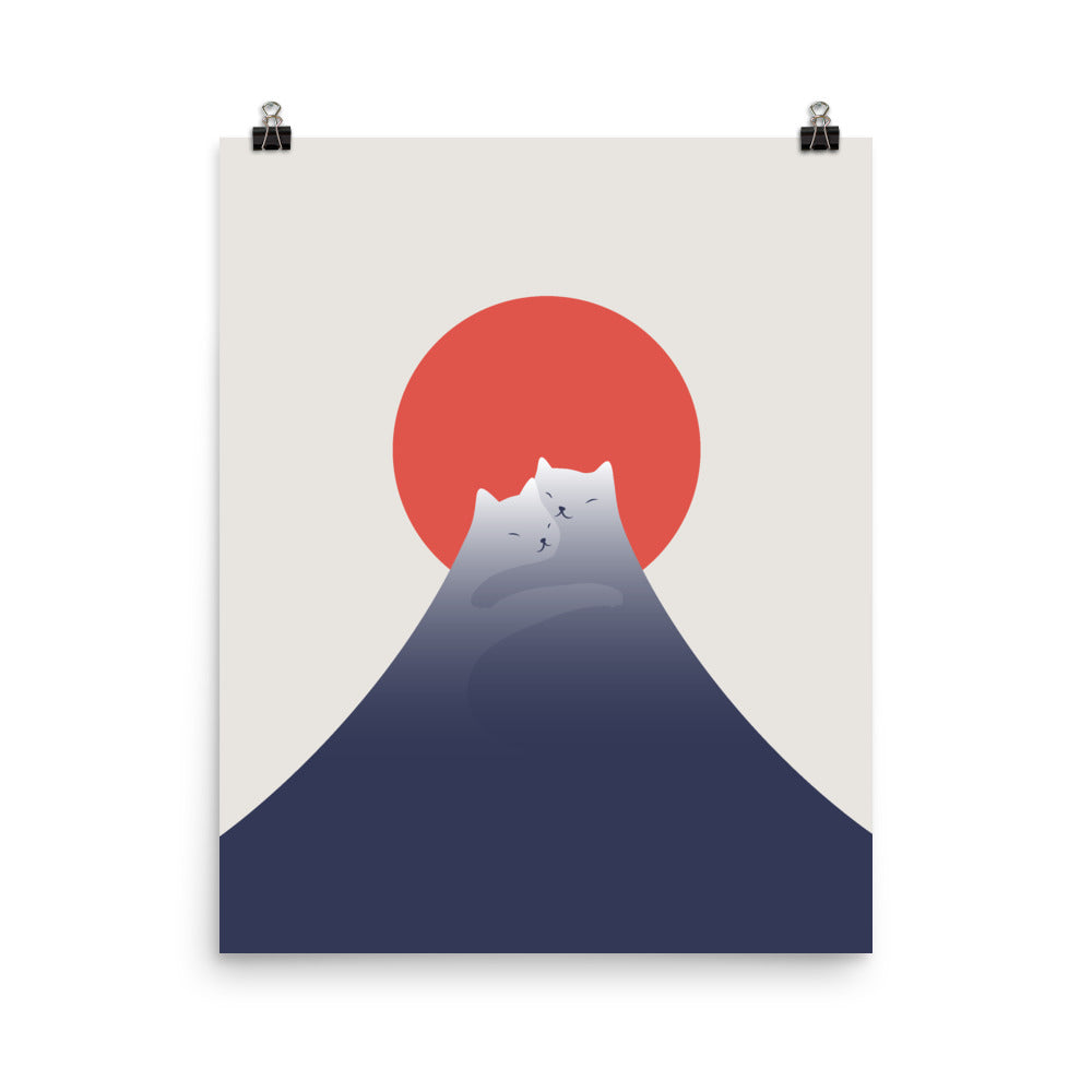 Cat Landscape 98 - Art print