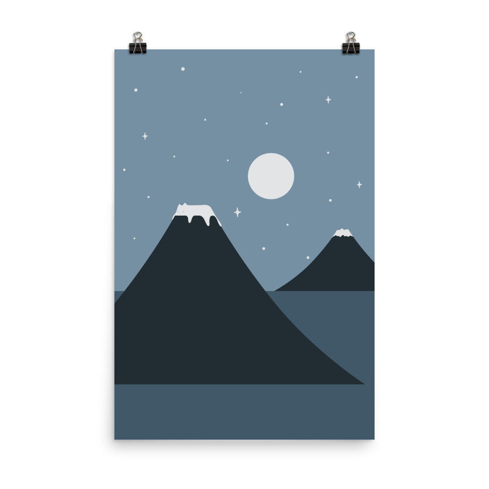 Cat Landscape 44 - Art print