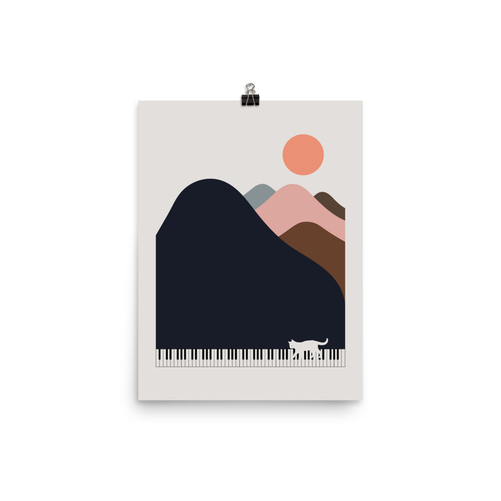 Cat Landscape 70 - Art print