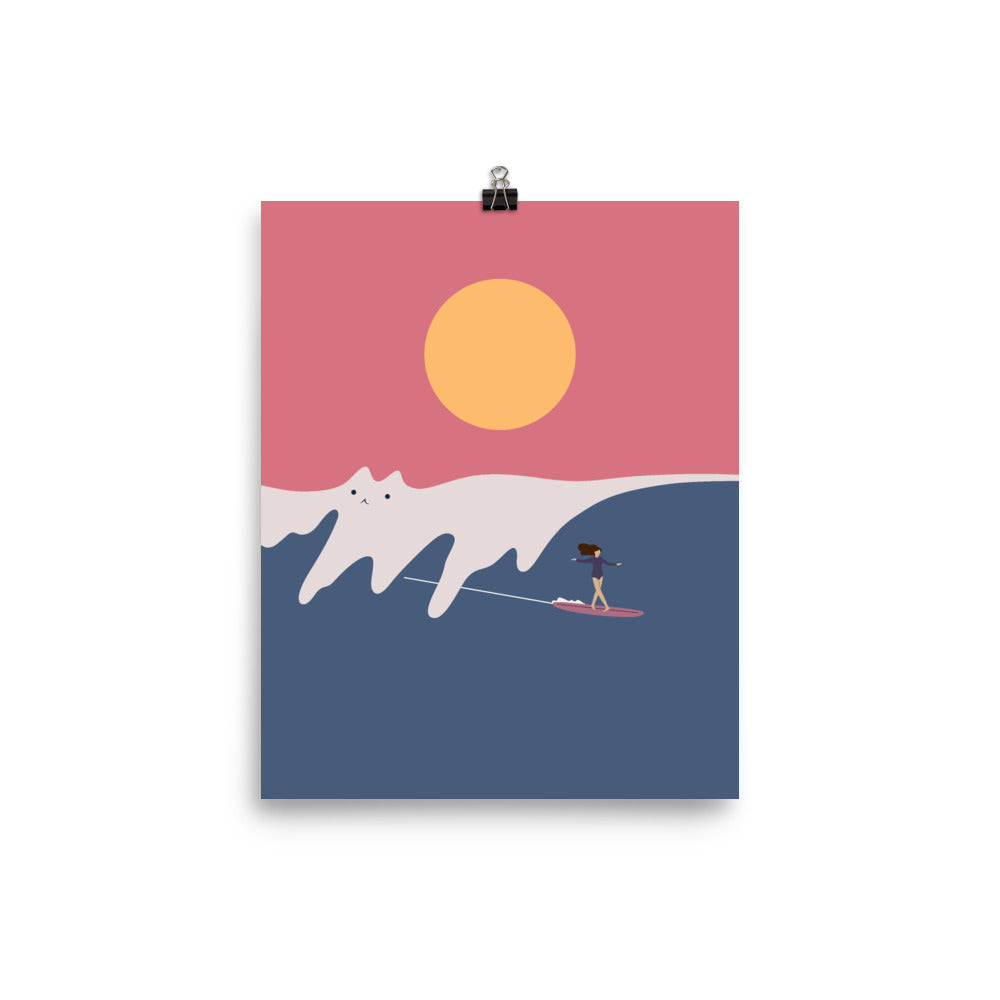 Cat Landscape 91 - Art print