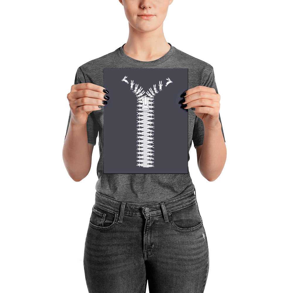 Unzip your imagination - Art print