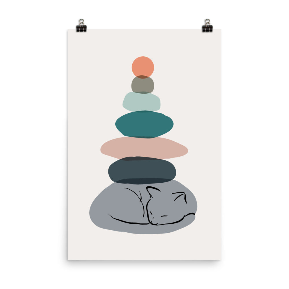 Cat Landscape 58 - Art print