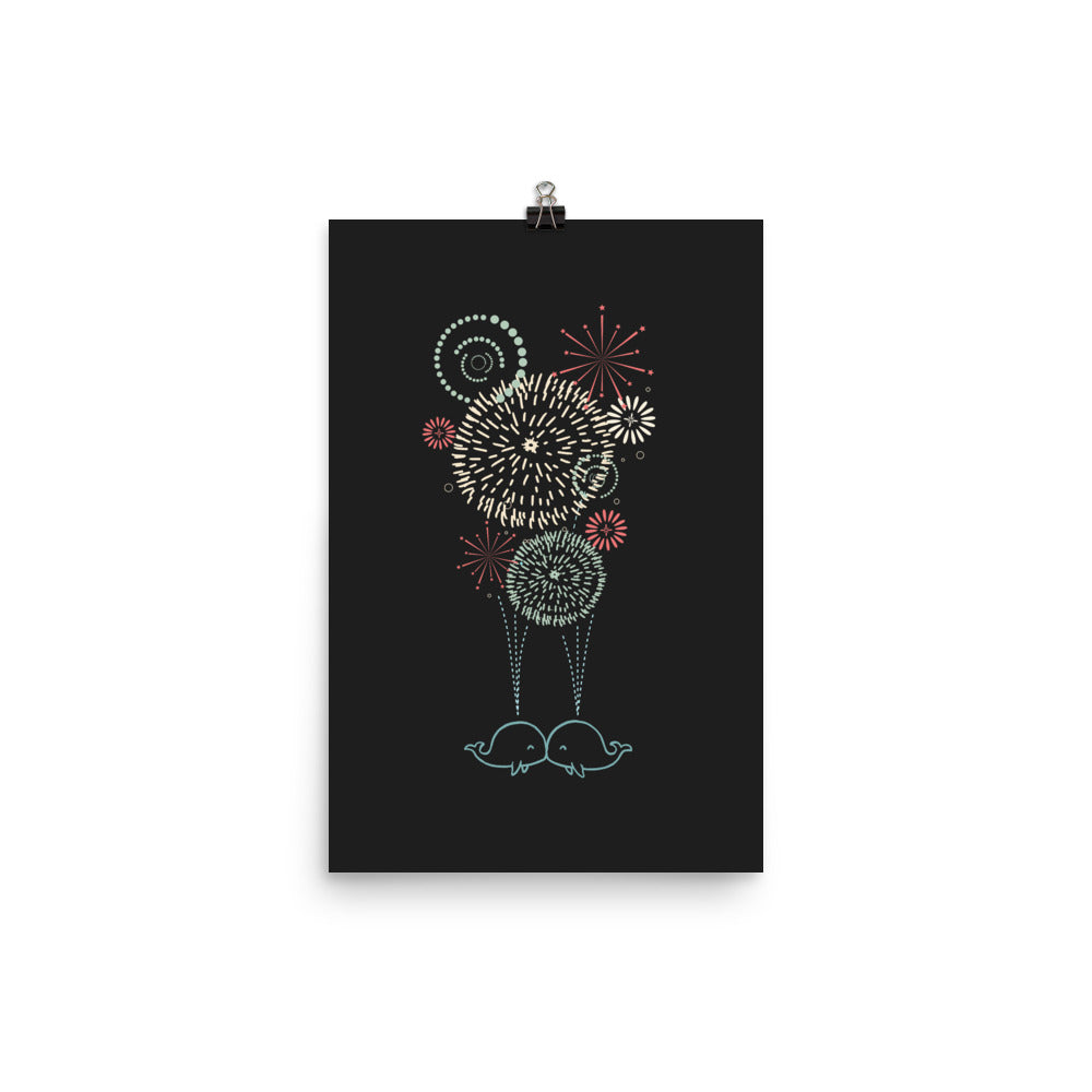 First Kiss - Art print