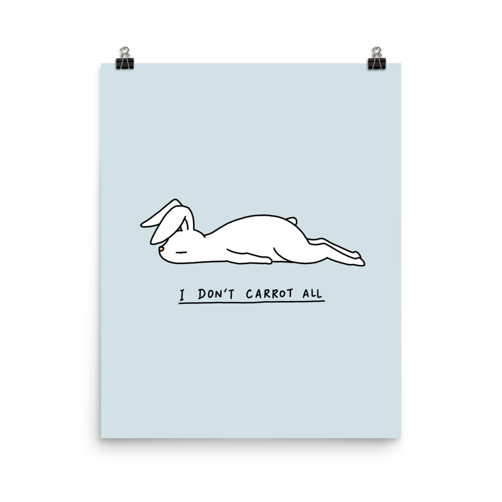 Moody Animals: Rabbit - Art print